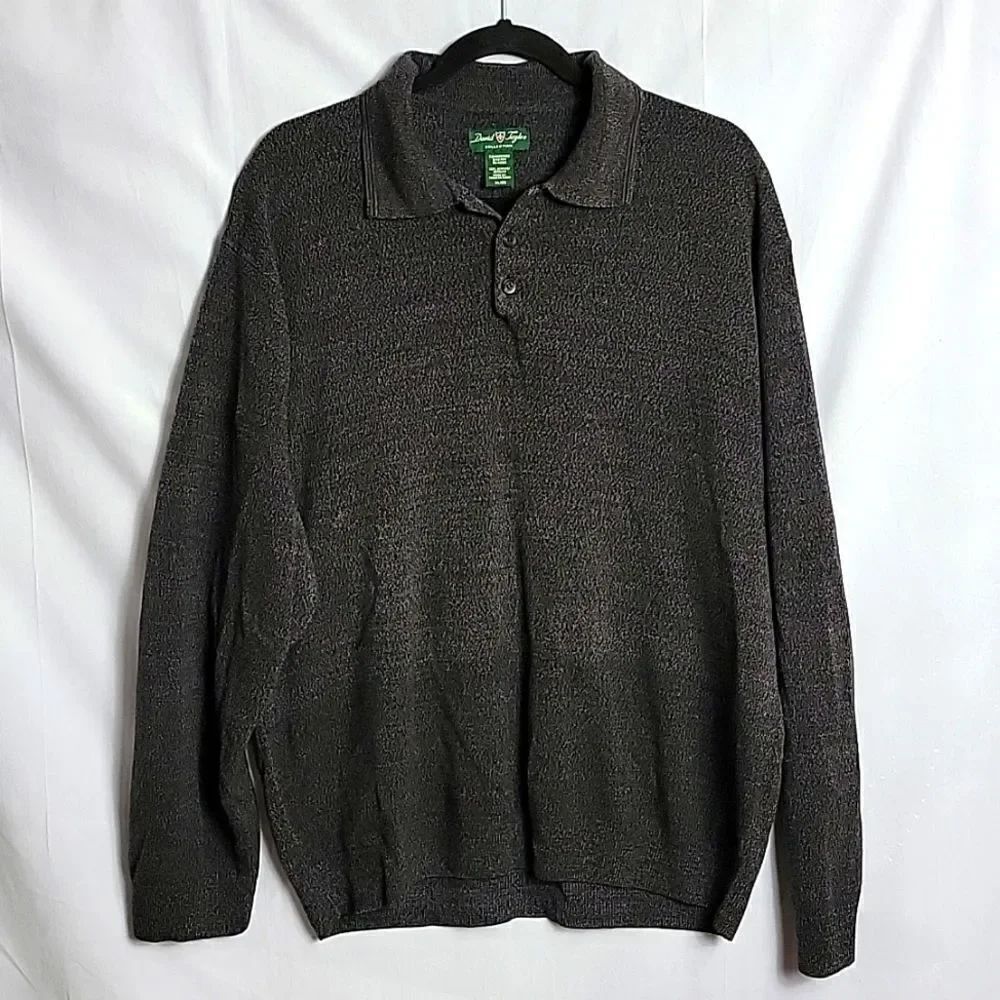 🖤5/$20🖤 DAVID TAYLOR.. gray sweater..